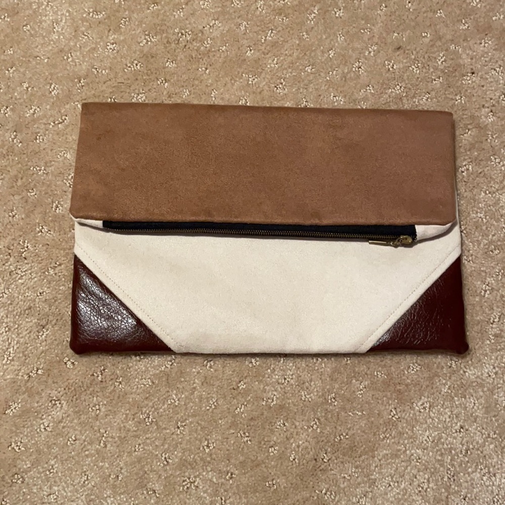 Tri-Colored Clutch